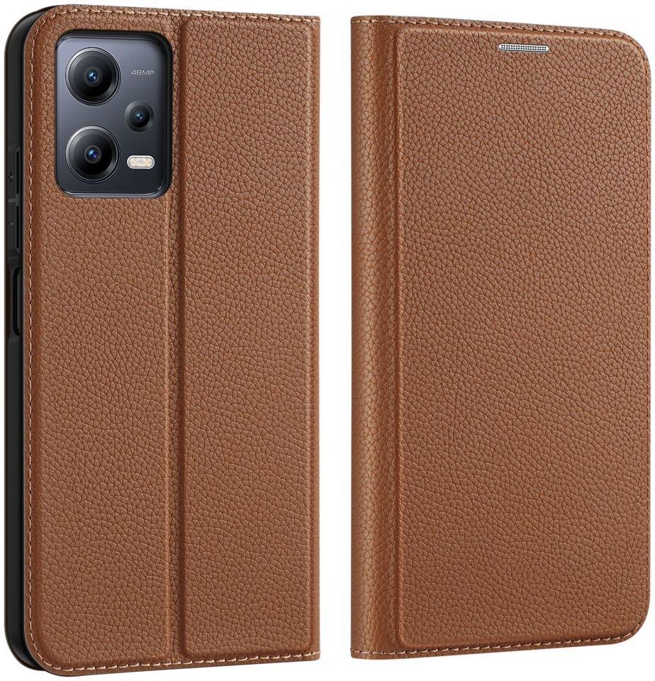 Dux Ducis Skin X2 Xiaomi Redmi Note 12 5G / Poco X5 Book Case Bruin afbeelding 2