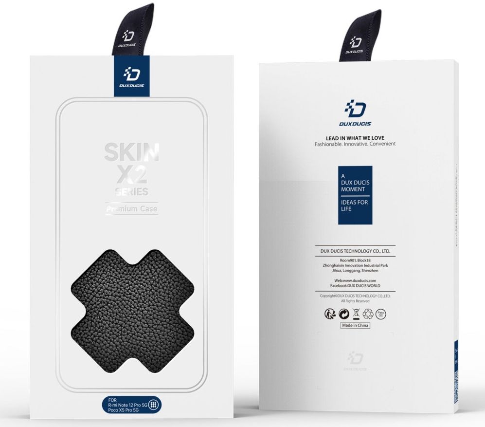 Dux Ducis Skin X2 Xiaomi Redmi Note 12 Pro / Poco X5 Pro Hoesje Zwart afbeelding 13