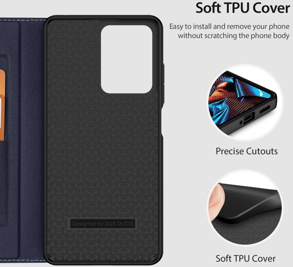 Dux Ducis Skin X2 Xiaomi Redmi Note 12 Pro / Poco X5 Pro Hoesje Blauw afbeelding 9