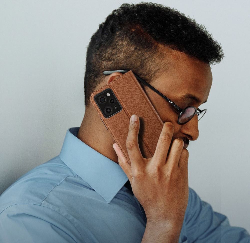 Dux Ducis Skin X2 Xiaomi Redmi Note 12 Pro / Poco X5 Pro Hoesje Bruin afbeelding 10