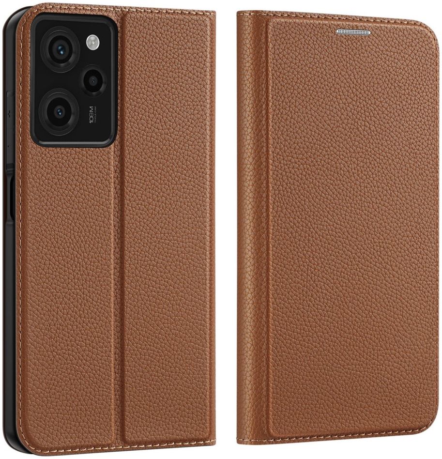 Dux Ducis Skin X2 Xiaomi Redmi Note 12 Pro / Poco X5 Pro Hoesje Bruin afbeelding 2