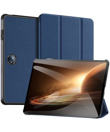 Dux Ducis Domo OnePlus Pad Hoes Tri-Fold Book Case Blauw Hoesjes