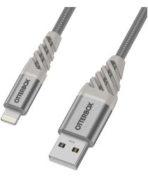 Otterbox Premium USB-A naar Lightning Kabel MFi 3A 1M Zilver