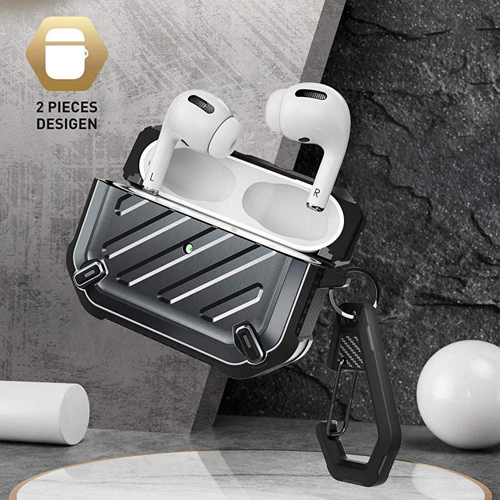 SUPCASE UB Pro Apple AirPods Pro 1 / 2 Hoesje Full Protect Zwart afbeelding 3