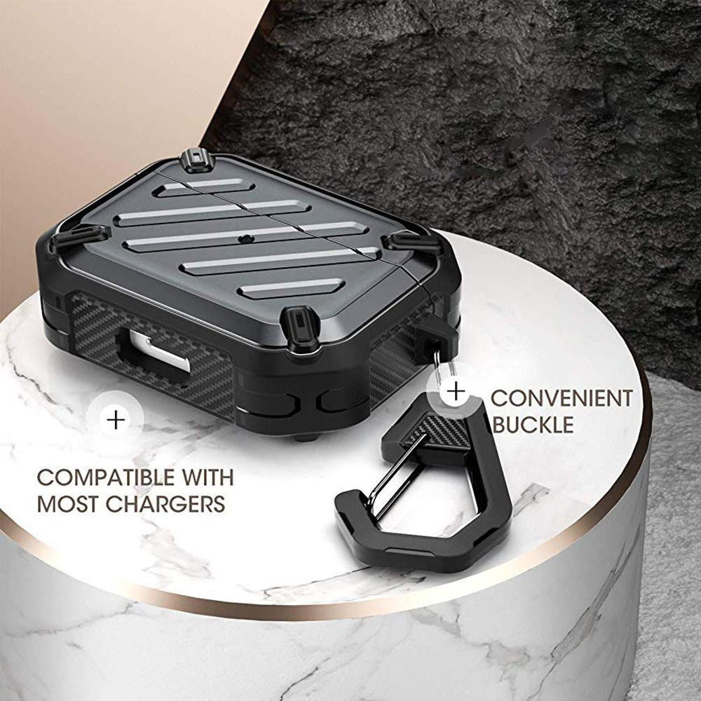 SUPCASE UB Pro Apple AirPods Pro 1 / 2 Hoesje Full Protect Zwart afbeelding 5