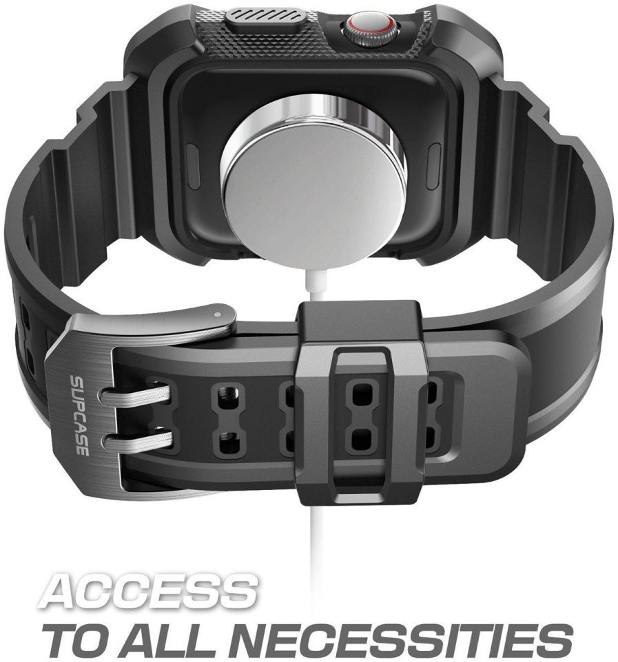 SUPCASE UB Pro - Apple Watch 41MM / 40MM Hoesje met Bandje - Zwart afbeelding 3