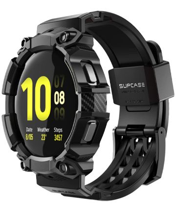 SUPCASE UB Pro - Samsung Galaxy Watch 5 / 4 44MM Hoesje - met Bandje - Zwart Cases