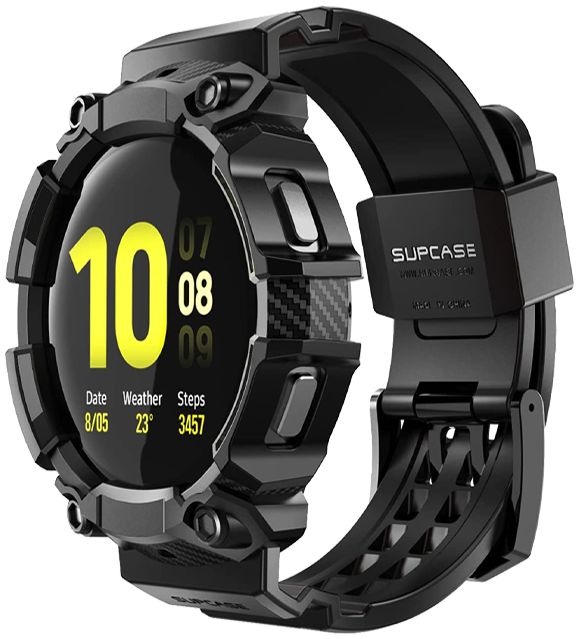 SUPCASE UB Pro - Samsung Galaxy Watch 5 / 4 44MM Hoesje - met Bandje - Zwart afbeelding 1