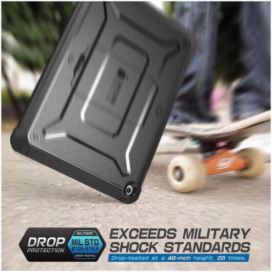 SUPCASE UB Pro iPad 9.7 (2017/2018) Hoes Full Protect Kickstand Zwart afbeelding 6