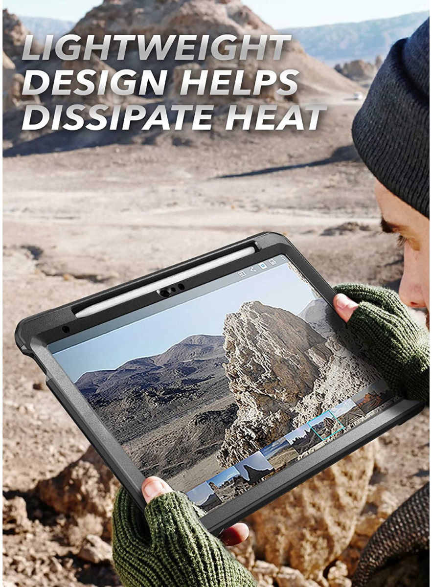 SUPCASE UB Pro iPad 11 (2025) / 10.9 (2022) Hoes Full Protect Stand Zwart afbeelding 7