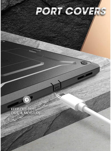 SUPCASE UB Pro iPad 11 (2025) / 10.9 (2022) Hoes Full Protect Stand Zwart afbeelding 5