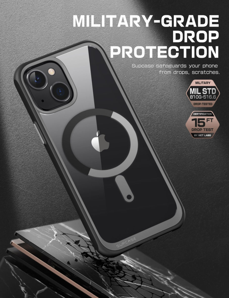 SUPCASE UB MagSafe Apple iPhone 14 Plus Hoesje Back Cover Zwart afbeelding 7