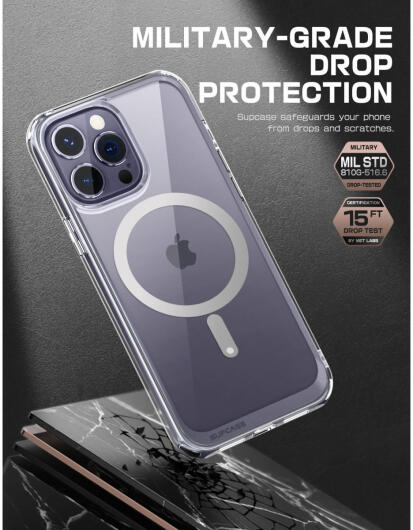 SUPCASE UB MagSafe Apple iPhone 14 Pro Hoesje Back Cover Transparant afbeelding 5
