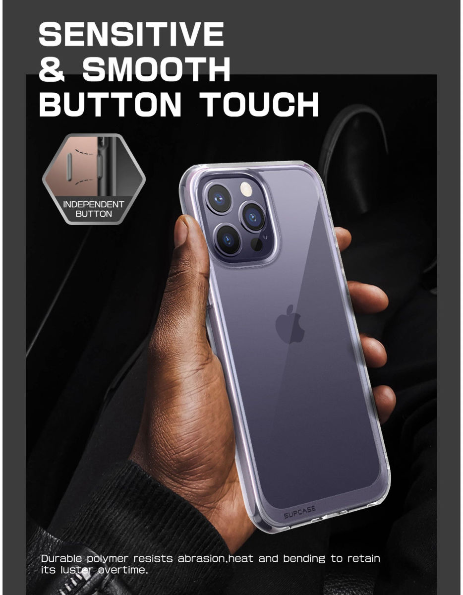 SUPCASE UB Style Apple iPhone 14 Pro Hoesje Back Cover Transparant afbeelding 9