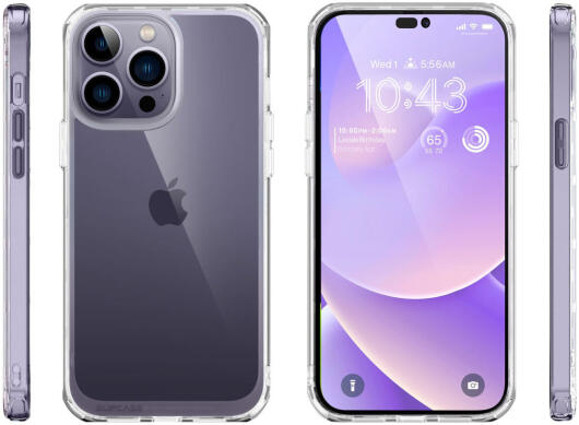 SUPCASE UB Style Apple iPhone 14 Pro Hoesje Back Cover Transparant afbeelding 11