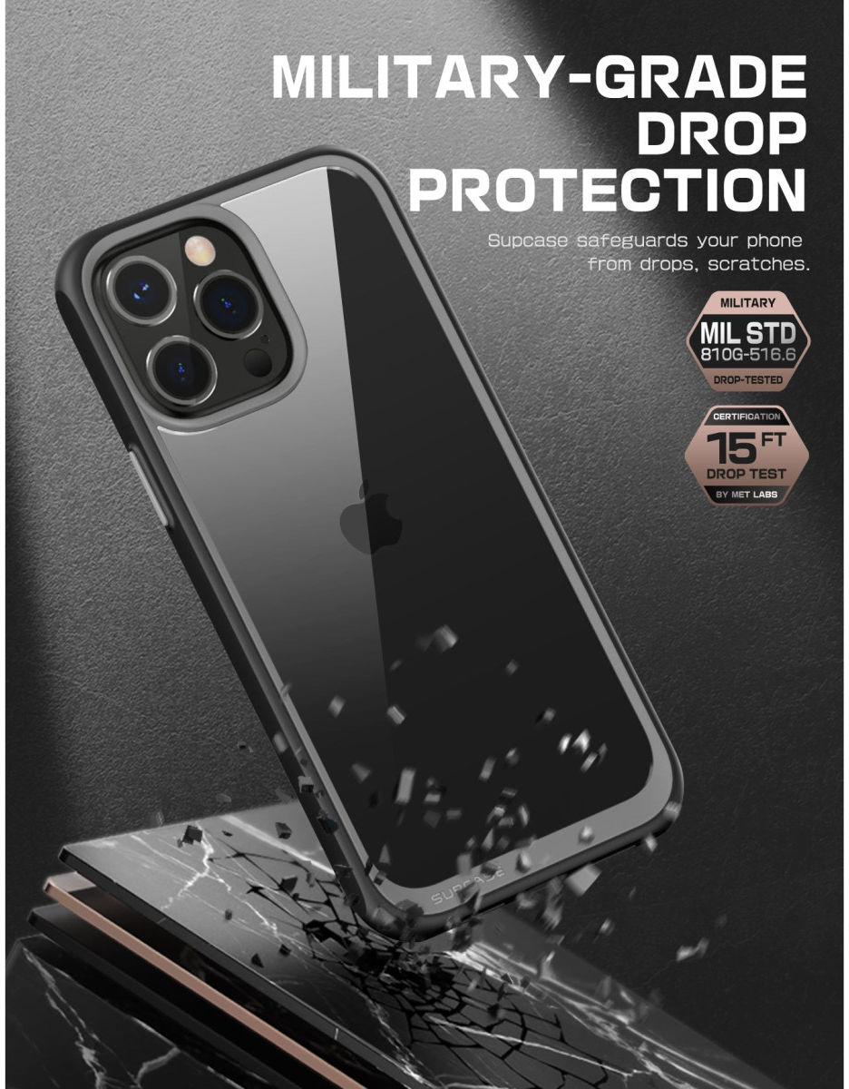 SUPCASE UB Style Apple iPhone 14 Pro Max Hoesje Back Cover Zwart afbeelding 5