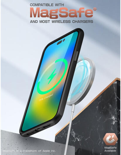 SUPCASE UB Style Apple iPhone 14 Pro Max Hoesje Back Cover Zwart afbeelding 3