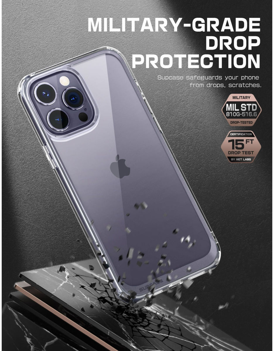 SUPCASE UB Style Apple iPhone 14 Pro Max Hoesje Back Cover Transparant afbeelding 5