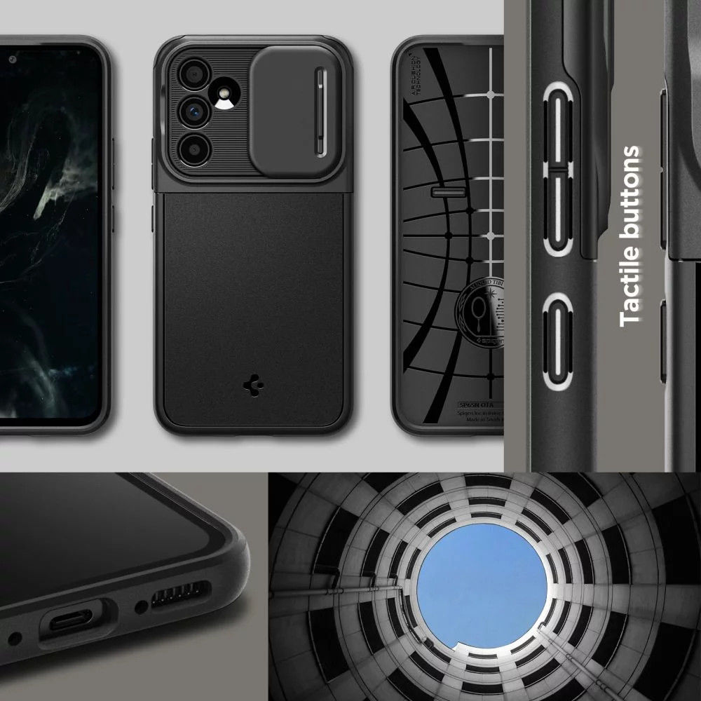 Spigen Optik Armor Samsung Galaxy A54 Hoesje Camera Slider Zwart afbeelding 6