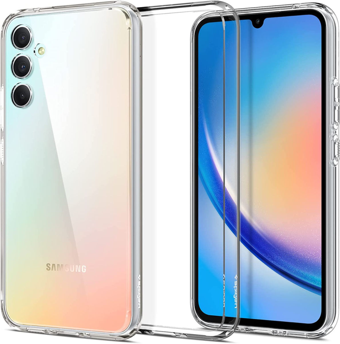 Spigen Ultra Hybrid Samsung Galaxy A34 Hoesje Back Cover Transparant afbeelding 1