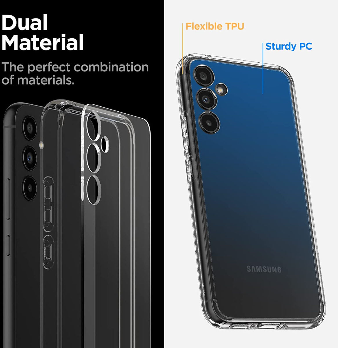 Spigen Ultra Hybrid Samsung Galaxy A34 Hoesje Back Cover Transparant afbeelding 4