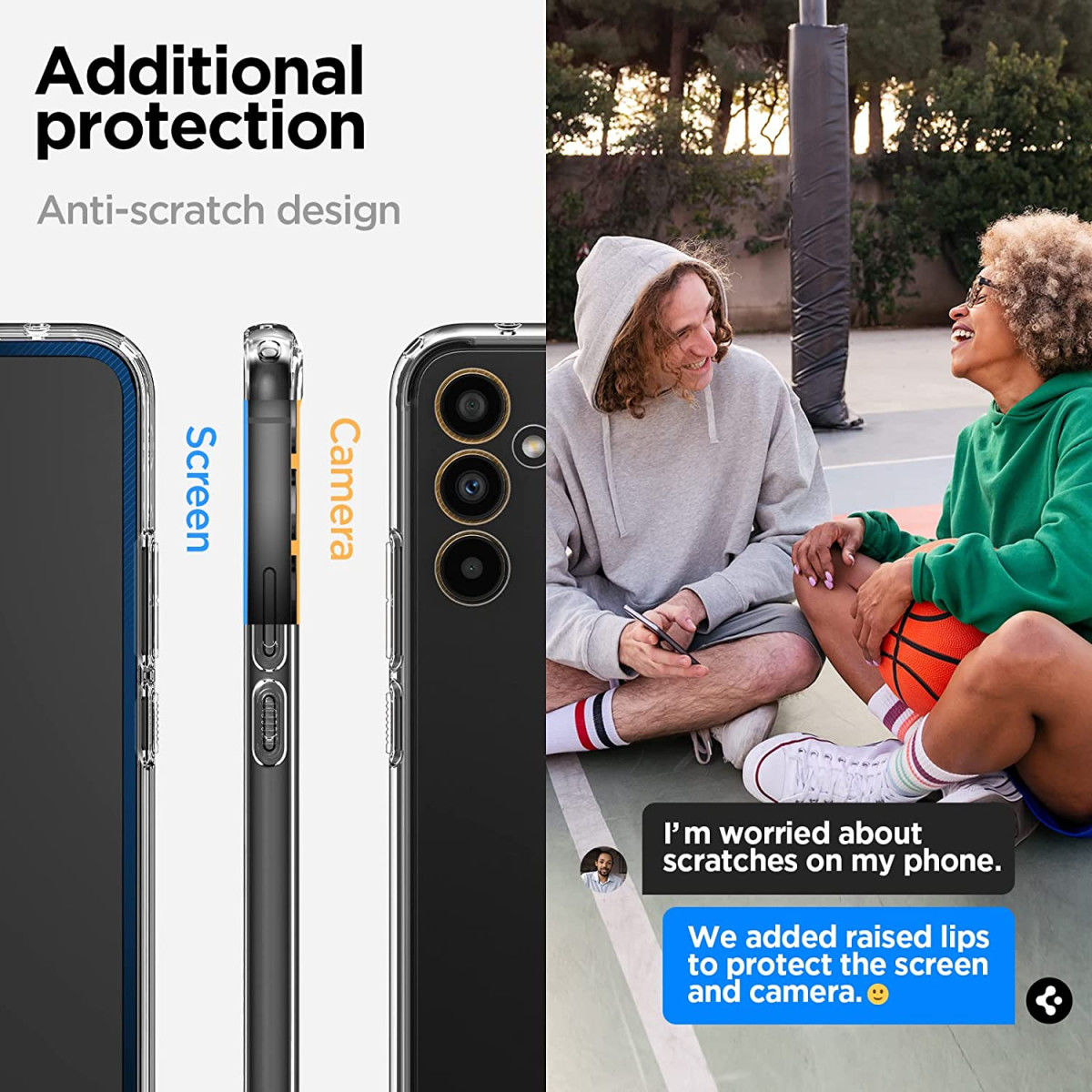 Spigen Ultra Hybrid Samsung Galaxy A34 Hoesje Back Cover Transparant afbeelding 5