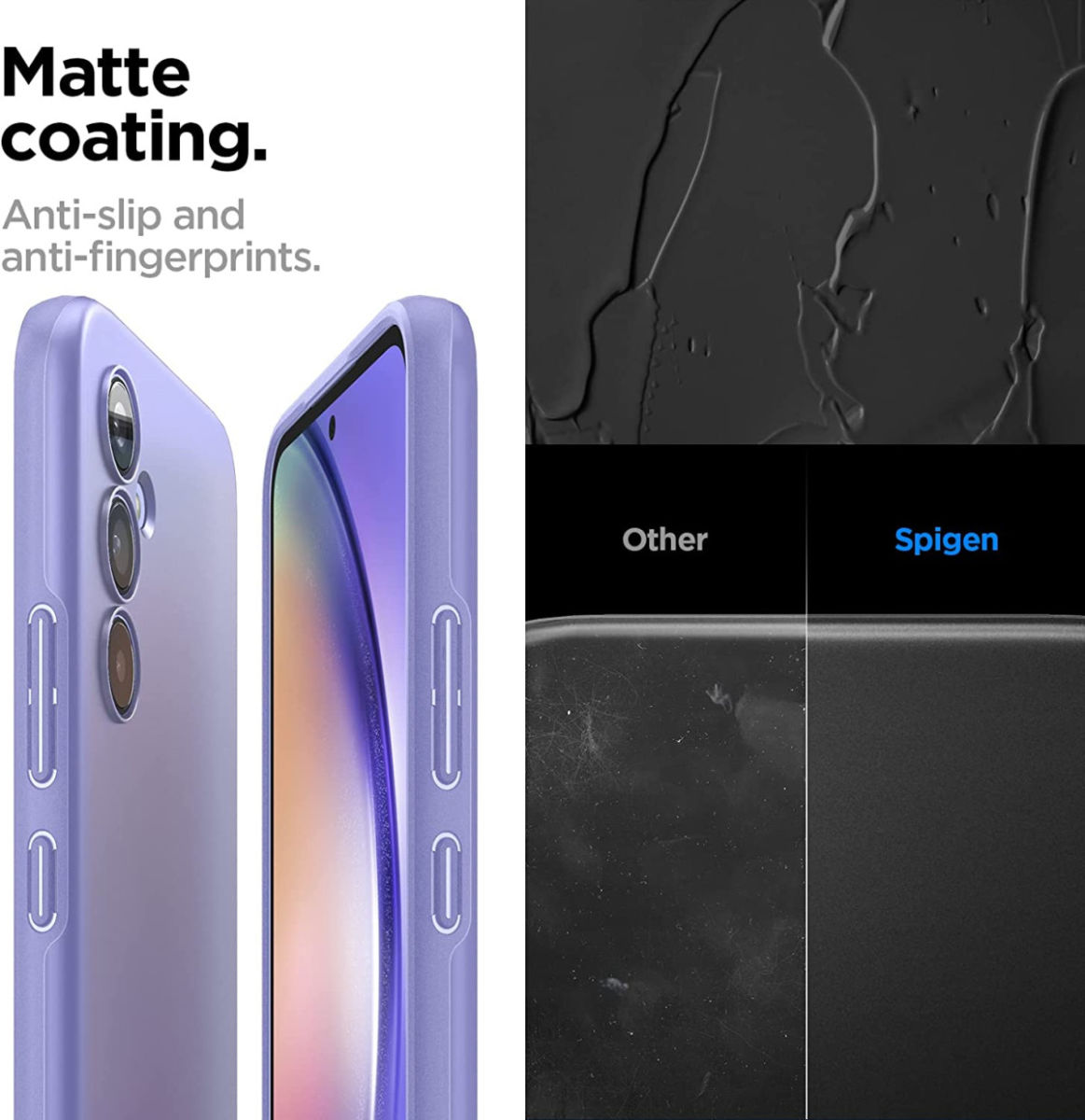 Spigen Thin Fit Samsung Galaxy A54 Hoesje Back Cover Paars afbeelding 5