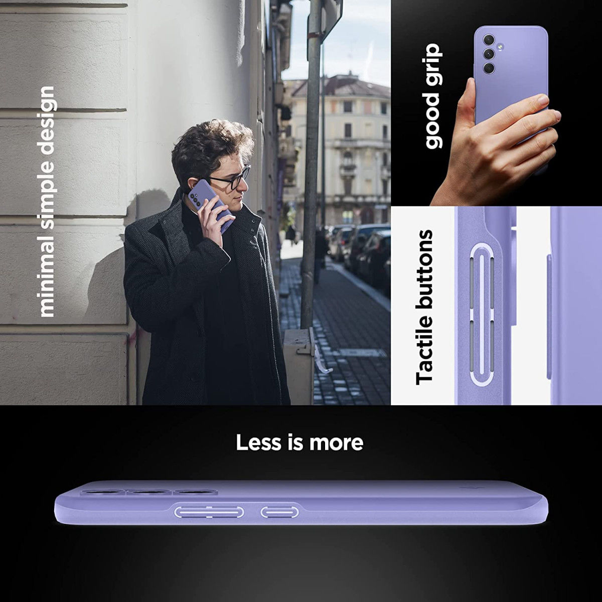 Spigen Thin Fit Samsung Galaxy A54 Hoesje Back Cover Paars afbeelding 8