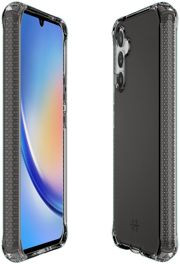 ITSKINS Spectrum R Clear Samsung Galaxy A34 Hoesje Zwart Transparant afbeelding 2