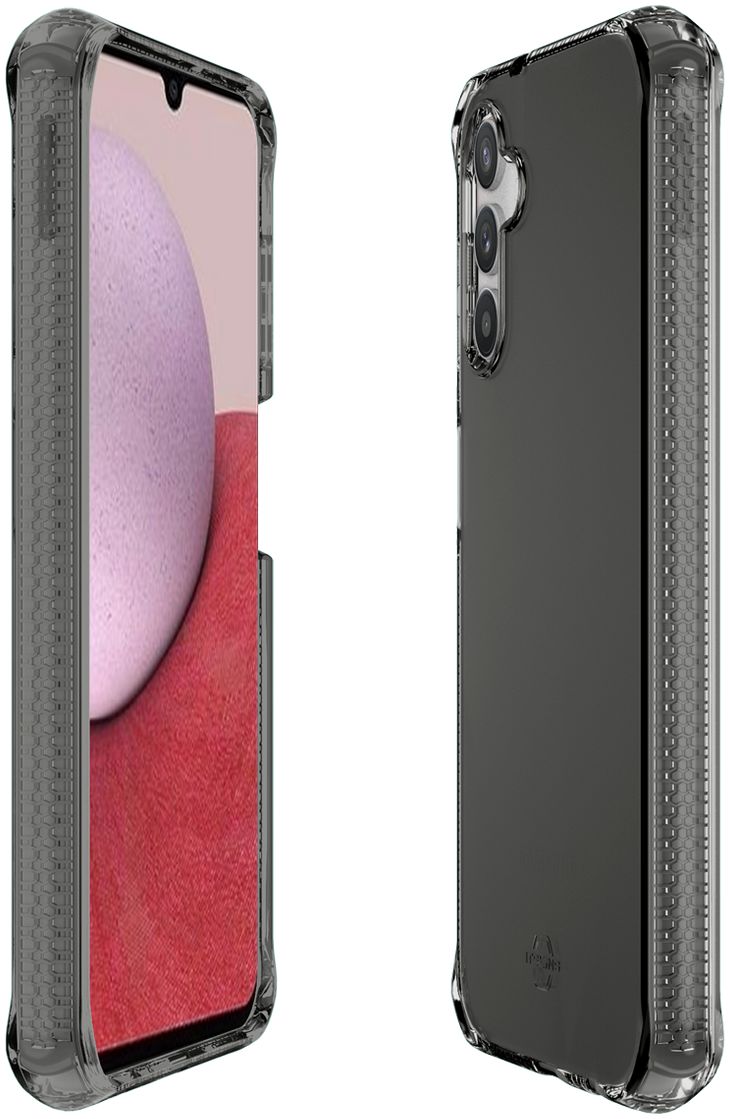 ITSKINS Spectrum R Clear Samsung Galaxy A14 Hoesje Zwart Transparant afbeelding 2