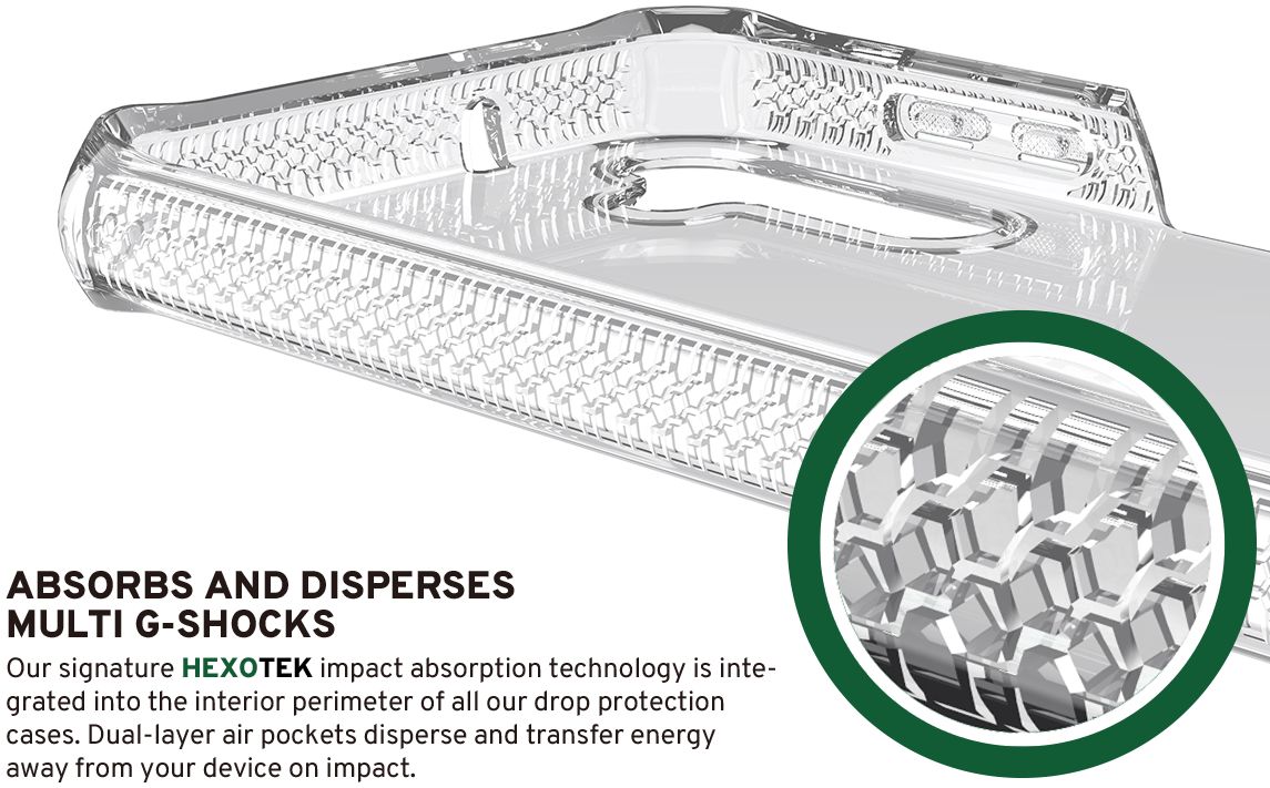 ITSKINS Spectrum R Clear Samsung Galaxy A14 Hoesje Zwart Transparant afbeelding 3