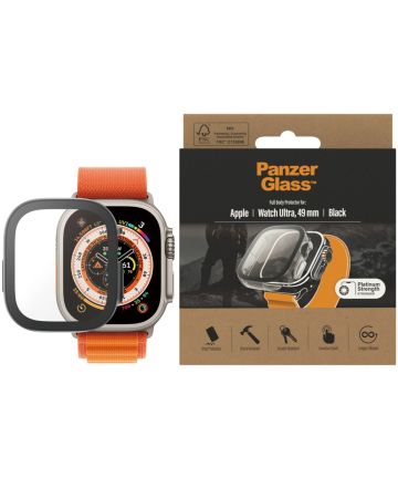 PanzerGlass Full Body - Apple Watch Ultra / Ultra 2 Hoesje - Zwart Cases
