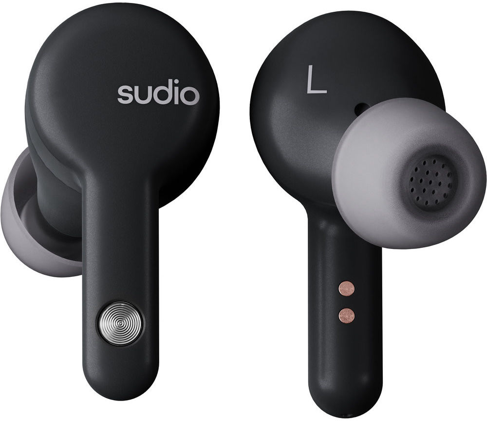 Sudio A2 In-Ear Wireless Bluetooth Earbuds Draadloze Oordopjes Zwart afbeelding 1