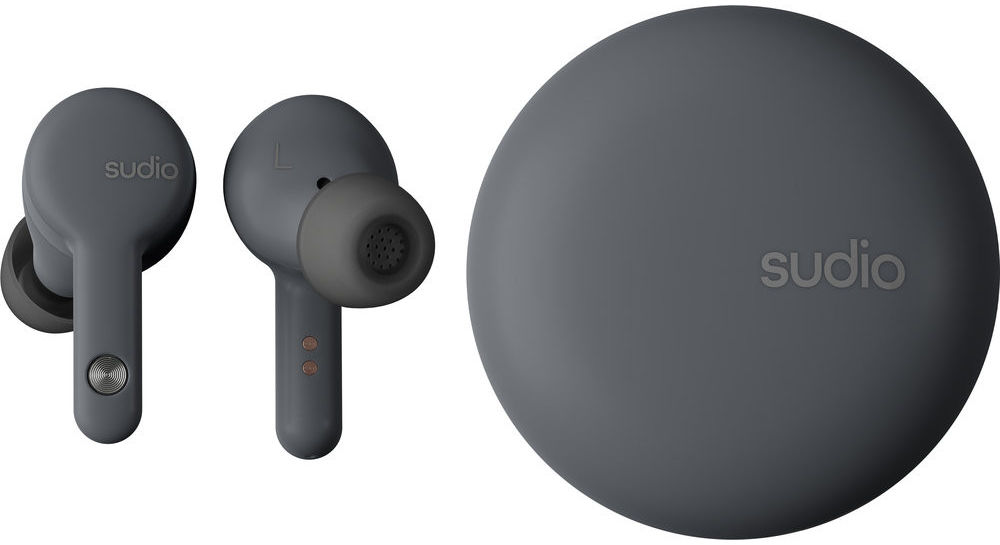 Sudio A2 In-Ear Wireless Bluetooth Earbuds Draadloze Oordopjes Grijs afbeelding 6