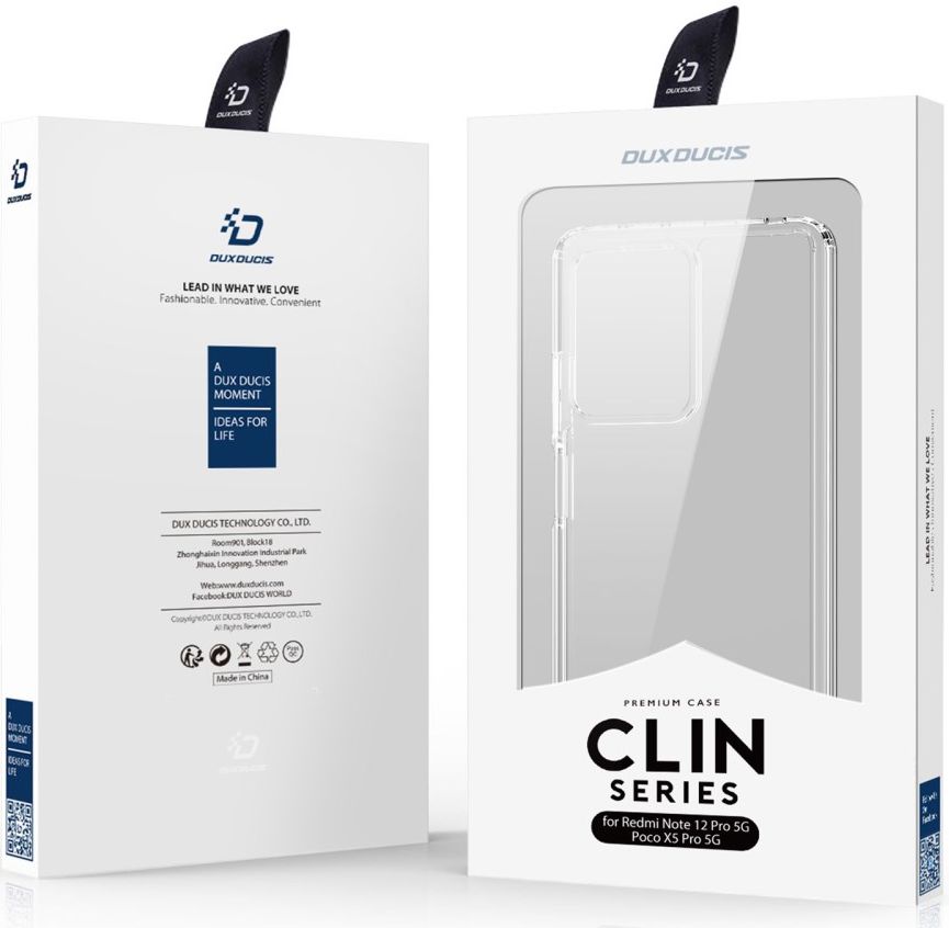 Dux Ducis Clin Xiaomi Redmi Note 12 Pro/Poco X5 Pro Hoesje Transparant afbeelding 8