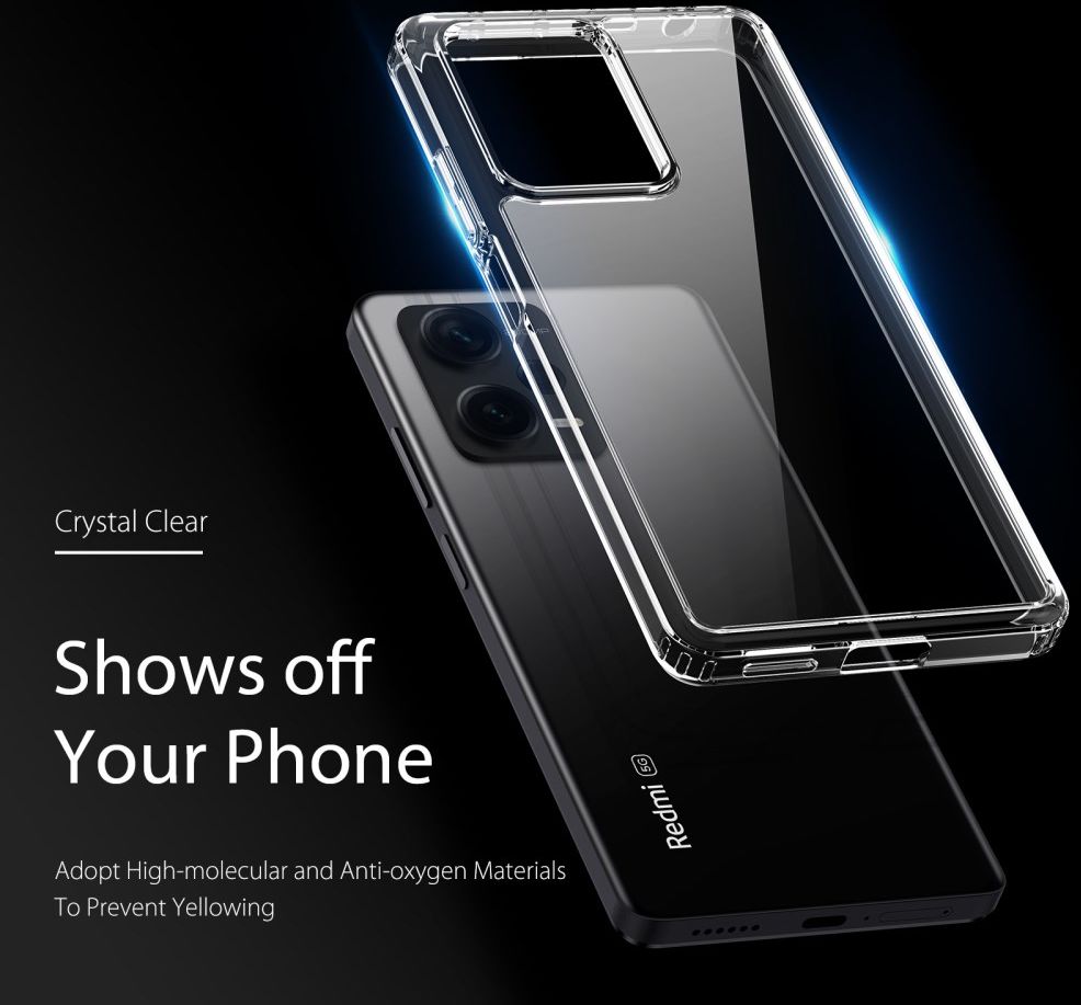 Dux Ducis Clin Xiaomi Redmi Note 12 Pro Plus Hoesje Transparant afbeelding 2