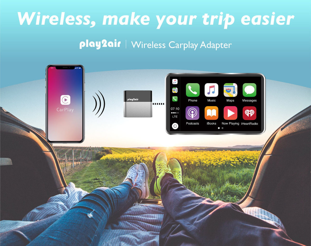 ViseeO Play2Air Wireless CarPlay  Adapter - Maakt CarPlay Draadloos afbeelding 5