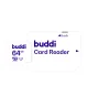 Buddi MicroSDXC Geheugenkaart met SD Kaart Adapter 64GB Wit