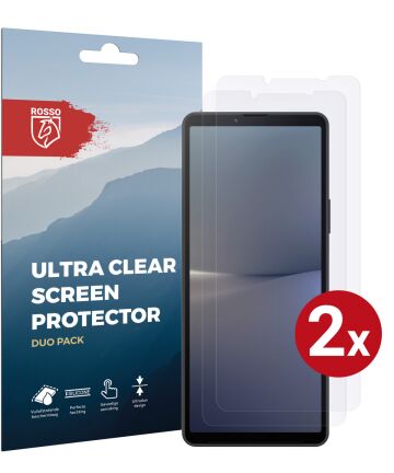 Rosso Sony Xperia 10 V Screen Protector Ultra Clear Duo Pack Screen Protectors