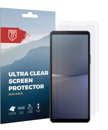 Rosso Sony Xperia 10 V Screen Protector Ultra Clear Duo Pack afbeelding 7