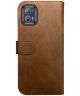 Rosso Element Motorola Moto G73 Hoesje Book Cover Wallet Bruin