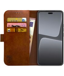 Rosso Element Xiaomi 13 Lite Hoesje Book Cover Wallet Bruin