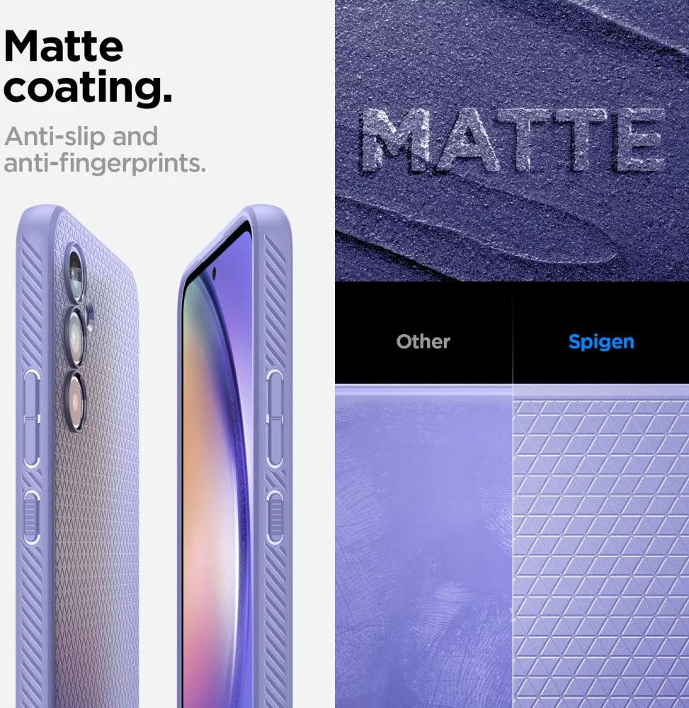 Spigen Liquid Air Samsung Galaxy A54 Hoesje Back Cover Violet afbeelding 6