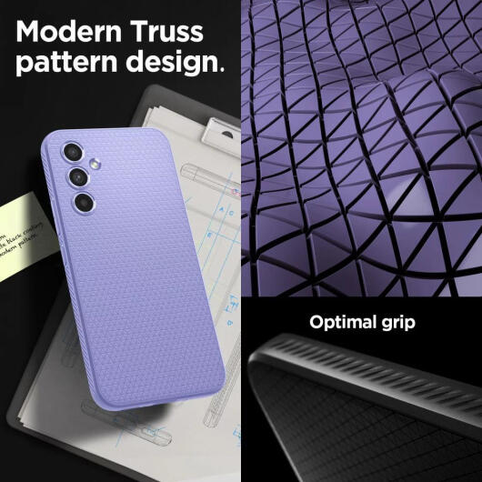 Spigen Liquid Air Samsung Galaxy A54 Hoesje Back Cover Violet afbeelding 4