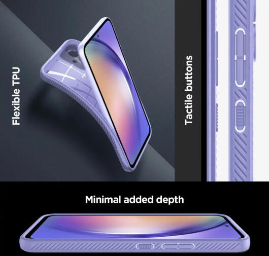 Spigen Liquid Air Samsung Galaxy A54 Hoesje Back Cover Violet afbeelding 5