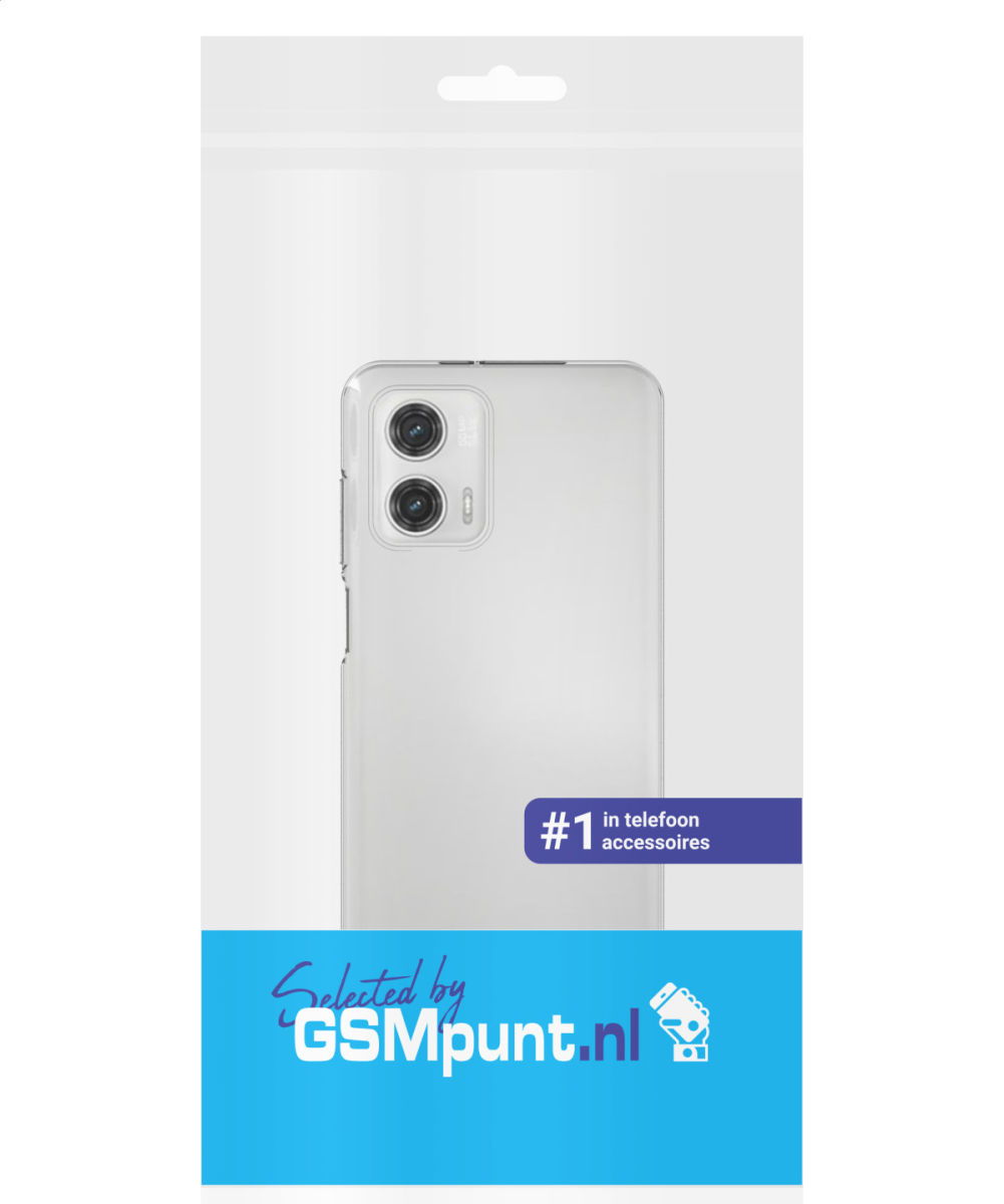 Motorola Moto G73 Hoesje Dun TPU Back Cover Transparant afbeelding 3