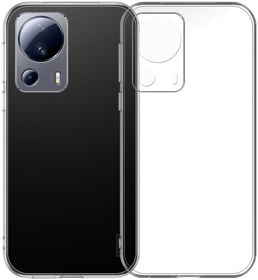 Xiaomi 13 Lite Hoesje Dun TPU Back Cover Transparant afbeelding 1