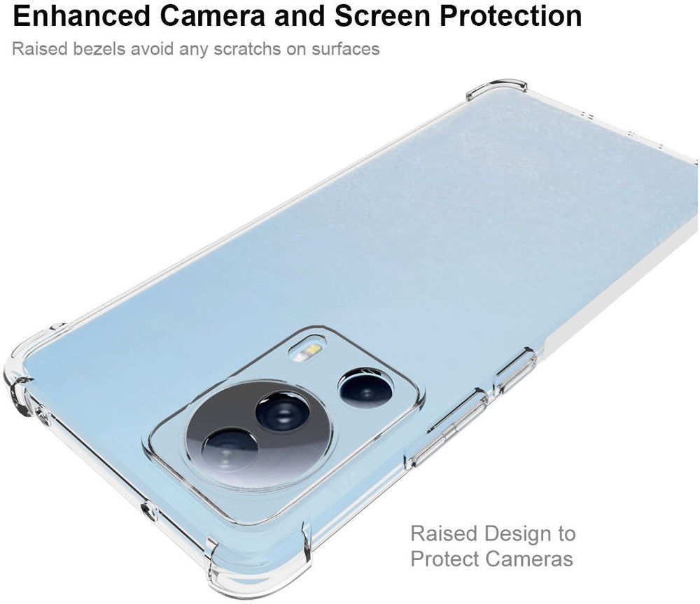 Xiaomi 13 Lite Hoesje Schokbestendig en Dun TPU Back Cover Transparant afbeelding 6