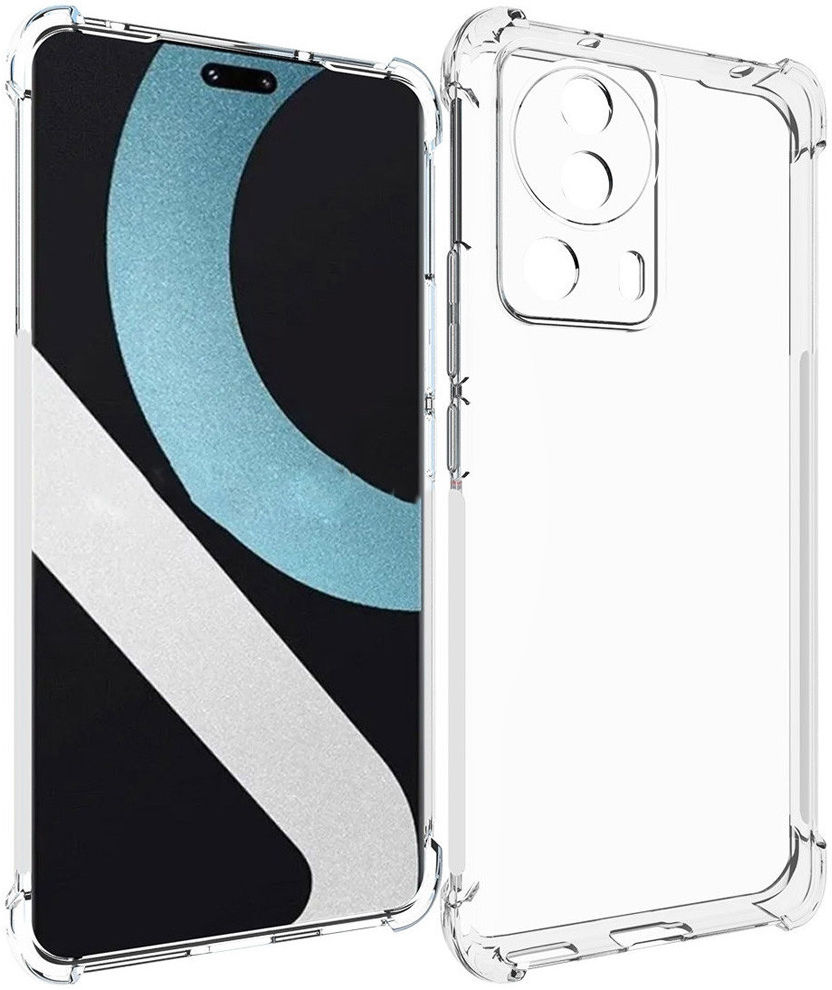 Xiaomi 13 Lite Hoesje Schokbestendig en Dun TPU Back Cover Transparant afbeelding 1