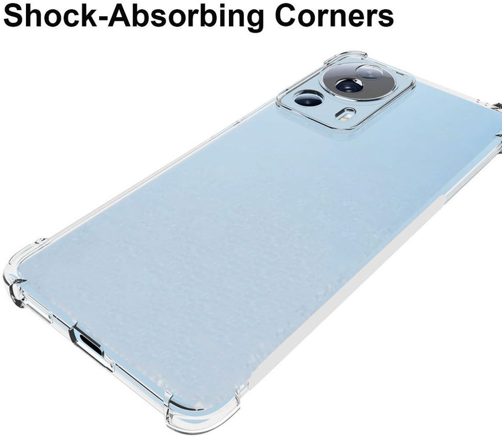 Xiaomi 13 Lite Hoesje Schokbestendig en Dun TPU Back Cover Transparant afbeelding 4